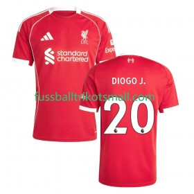 Fußballtrikots Liverpool Diogo Jota 20 2025-2026 Kurzarm Heimtrikotsatz kaufen